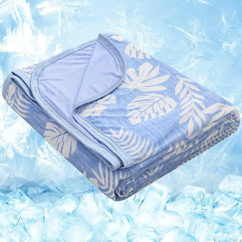 Miniatura 18 de OIGAE - Manta de enfriamiento para quienes se acaloran al dormir - Manta fría y ligera de verano para sudores nocturnos Perfecta para la cama