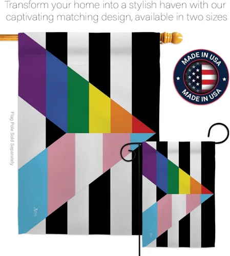 Miniatura 4 de LGBTQ Bandera del Mes del Orgullo Gay Trans Straight Ally Decoración de Jardín Decoración del Hogar Regalos Pequeña Bandera Arco Iris Bandera