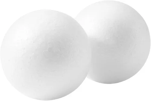 Bolas de espuma para manualidades, esferas de poliestireno de 3 pulgadas, paquete de 2, para bricolaje y decoraciones de fiestas