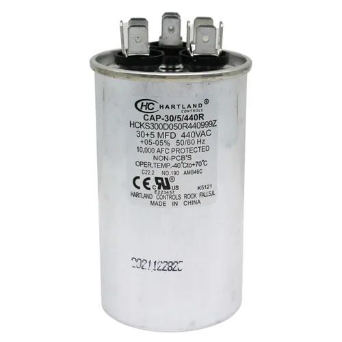 Miniatura 16 de HVAC Genius - Condensador de 5 condensadores MFD de 370 o 440 VCA 5uf de funcionamiento ovalado para motor de ventilador, condensador de soplador