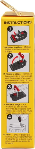 Miniatura 5 de Trampas para ratones Victor M140-3B de muerte rápida para interiores para el hogar - 3 trampas para ratones reutilizables