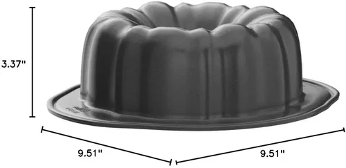 Miniatura 7 de Wilton Perfect Results molde acanalado antiadherente para flan, Estándar, Plateado
