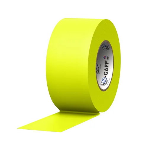 Miniatura 28 de Cinta Pro Gaff Gaffers de 1 pulgada de longitud de 55 yardas de longitud, color azul eléctrico mate. Cinta de alta resistencia de alta calidad
