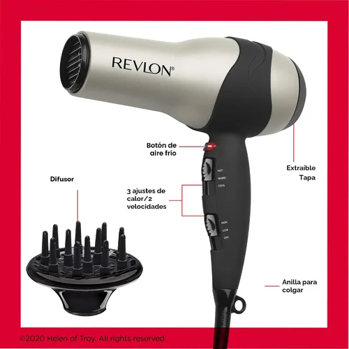 Miniatura 5 de Revlon 1875 W Secador de pelo turbo voluminizador