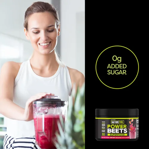 Miniatura 5 de Healthy Delights Nature Fuel Power Beets, jugo de remolacha vegano en polvo, polvo de remolacha para la presión arterial alta, 0 g de azúcar