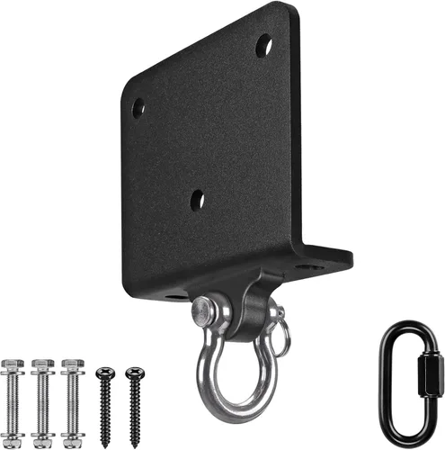 Miniatura 2 de Kipika Colgador de pared para bolsa pesada, soporte giratorio para bolsa de boxeo resistente para gimnasio en casa, longitud ajustable para bolsa