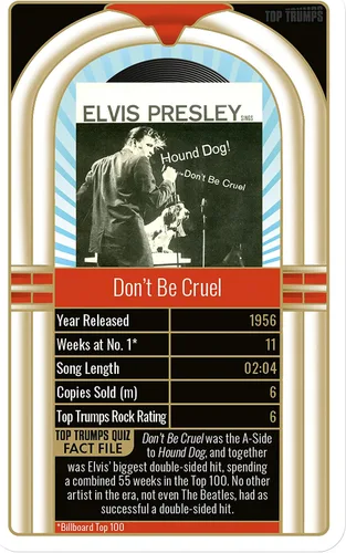 Miniatura 4 de Top Trumps Elvis Presley Top 30 Juego de cartas
