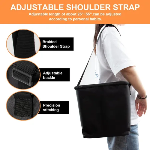 Miniatura 4 de PSLER Defender Center - Contenedor de almacenamiento para debajo del asiento + bolsa de hielo, caja de almacenamiento extraíble debajo del asiento
