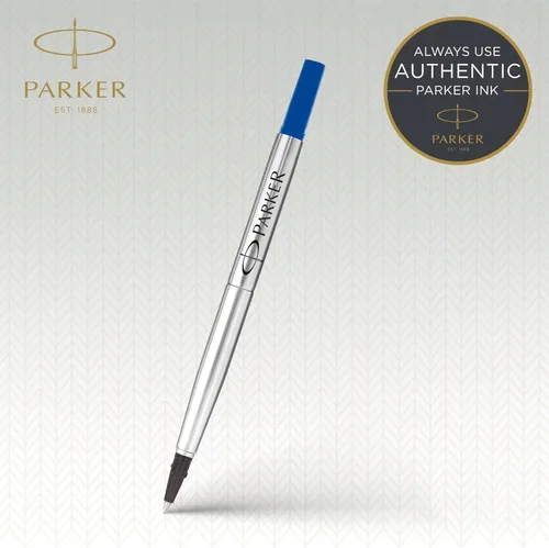 Miniatura 2 de Parker Recambio de bolígrafo roller, punta fina, tinta azul QUINK, 1 unidad