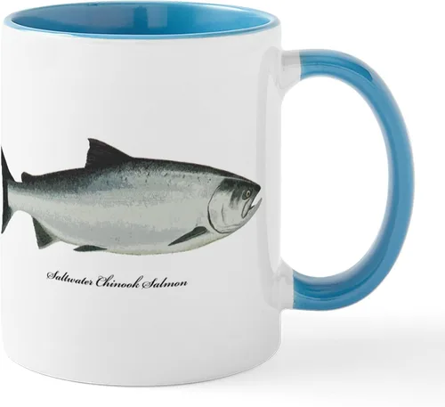 Miniatura 22 de CafePress Chinook King Salmon Mug 11 oz (325 ml) Ceramic Coffee Mug