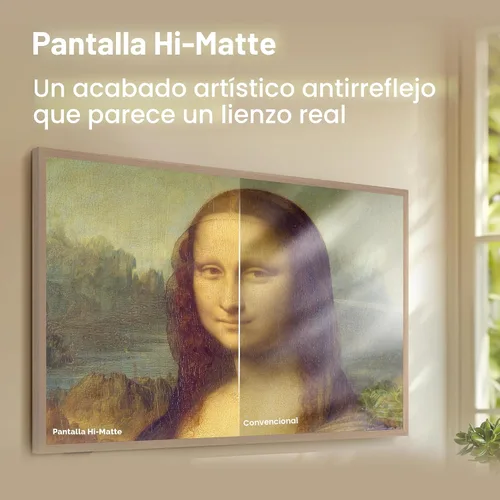 Miniatura 7 de Hisense Serie S7N CanvasTV QLED 4K de 85 pulgadas, Dolby Vision HDR Google Smart TV (85S7N, modelo 2025) - 144Hz, modo artístico, panel
