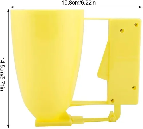 Miniatura 2 de Dispensador de masa para panqueques y cupcakes, herramienta de hornear fácil de verter para panqueques, cupcakes, waffles, mezcla de muffins