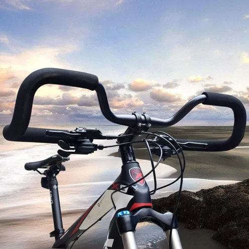 Miniatura 6 de Xafissy - 1 par de empuñaduras de espuma para manillar de bicicleta, cubierta flexible para manillar de bicicleta, cubierta flexible para manillar