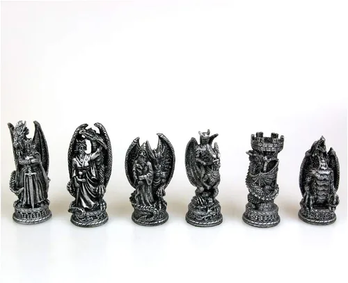 Miniatura 2 de Nemesis Now Juego de Ajedrez Kingdom of The Dragon 16.9 in Bronce