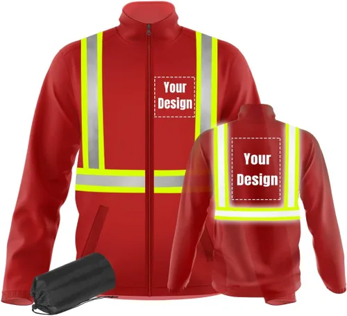 Miniatura 20 de Chaquetas de seguridad ligeras y finas de trabajo reflectantes de alta visibilidad para requisitos particulares su logotipo