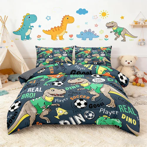 Miniatura 10 de MWMWMW Juego de ropa de cama de béisbol para niños, 2 piezas, juego de edredón de béisbol individual para niños, juegos de edredón deportivo