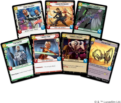 Miniatura 4 de Asmodee Star Wars: Unlimited TCG - Juego de cartas coleccionables «El Crepúsculo de la República», set de inicio - ¡Domine las Guerras Clon! Juego