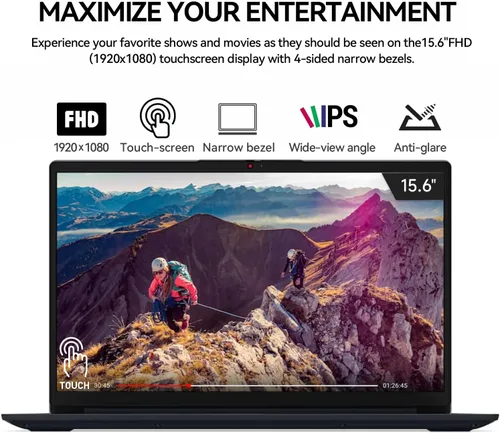 Miniatura 4 de Lenovo 2026 Ideapad 1i 15 Pulgadas Laptop con Pantalla Táctil, Laptop de 15.6" FHD IPS con Pantalla Táctil, Intel Core i5-1335U
