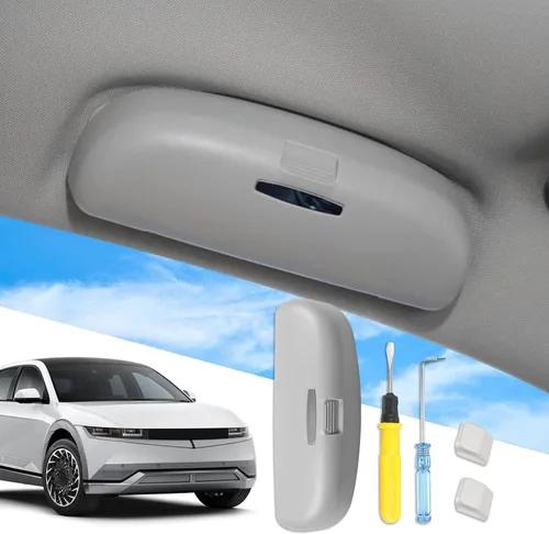 Miniatura 2 de SXCY para Hyundai Tucson/Ioniq 5 2022-2025 2026 - Caja porta gafas, compatible con accesorios Hyundai Tucson/Ioniq 5 2022-2024 2025 2026, estuche