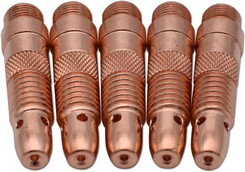 Miniatura 2 de Kit de consumibles de 10 piezas de cuerpo de pinza 10N31 (1/16") y pinza 10N23 (1/16") para soplete de soldadura TIG 17, 18 y 26