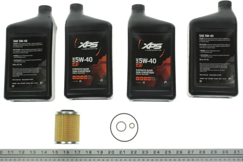 Miniatura 2 de Can-Am OEM 4T 5W-40 mezcla sintética kit de cambio de aceite Rotax 900 ACE, 9779260