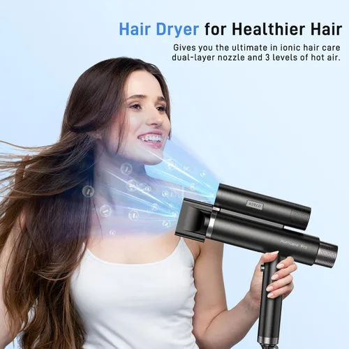Miniatura 3 de Hurricane Pro - Secador de pelo profesional, único motor sin escobillas dual de 216,000 rpm, secador iónico para salón y uso doméstico, compacto