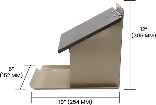 Miniatura 4 de Zenport Z38079 - Fiambrera de ardilla con tolva y comedero para ardillas, ayuda a desviar a las ardillas de los comederos dedicados para pájaros