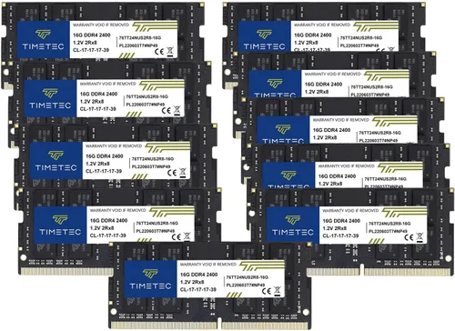 Miniatura 18 de Timetec Kit de 16 GB (2 x 8 GB) DDR4 SODIMM para Intel NUC KIT/Mini PC/HTPC/NUC Board 2400MHz PC4-19200 No ECC sin búfer 1.2V CL17 Rango único 260