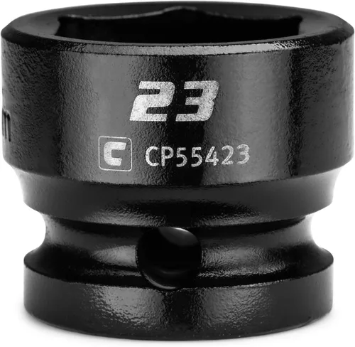 Miniatura 11 de Capri Tools - Llave de vaso de impacto corto de 27 mm, 1/2 pulg. de conducción, 6 puntos, métrica
