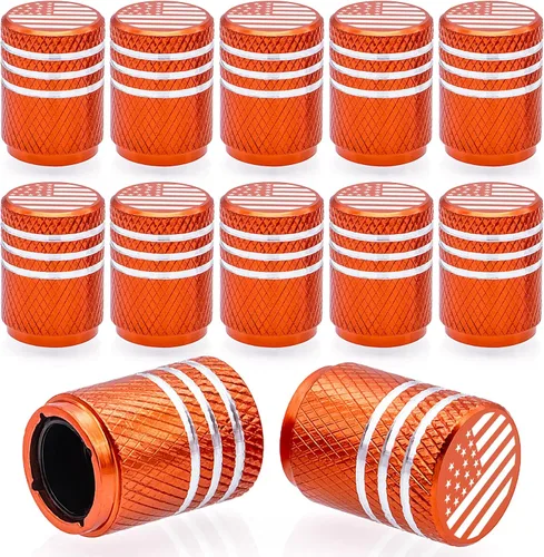 Miniatura 47 de 4 piezas tapones de válvula de neumático en forma de dados, cubiertas universales de válvula de neumático a prueba de polvo con núcleo de cobre
