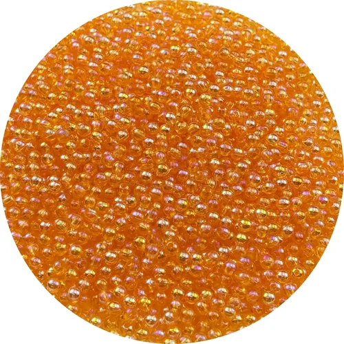 Miniatura 50 de 2000 cuentas redondas acrílicas de 0.157 pulgadas (0.157 in), cuentas espaciadoras de colores AB con agujero para bricolaje, pulseras, collares