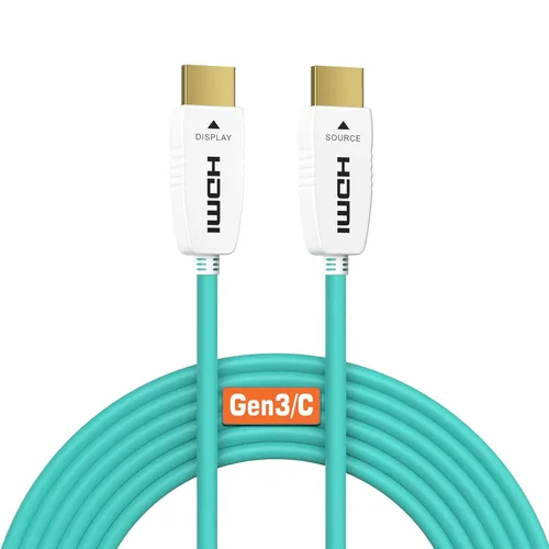 RUIPRO Cable HDMI de fibra óptica 8K de 20 pies 48Gbps 8K60Hz 4K120Hz HDR dinámico eARC HDCP2.2/2.3 para RTX4080/4090/3080/3090, Xbox S/X, PS5/4,