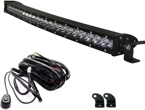 Barra LED curvada de 25 pulgadas de 120 W de 120 W para camiones de radio 4x4 GOG, camiones, UTV SUV, 4x4, Polaris Razor 1000 tractor Marine Raptor