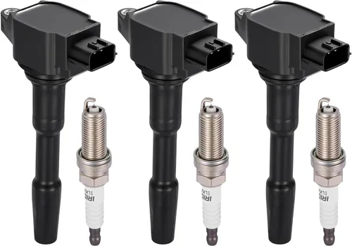 Miniatura 30 de BDFHYK Paquete de Bobina de Encendido UF350 y Bujías de Iridio 4505 Compatibles con Nissan 2002-2006 Altima 2002-2006 Sentra L4 2.5L Juego de 4