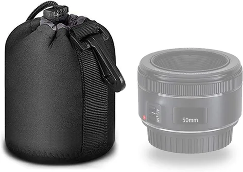 Miniatura 9 de Selens Juego de 4 fundas para lentes con funda protectora gruesa de neopreno para lente de cámara DSLR Sony Nikon Olympus Panasonic – Tamaño: bolsas