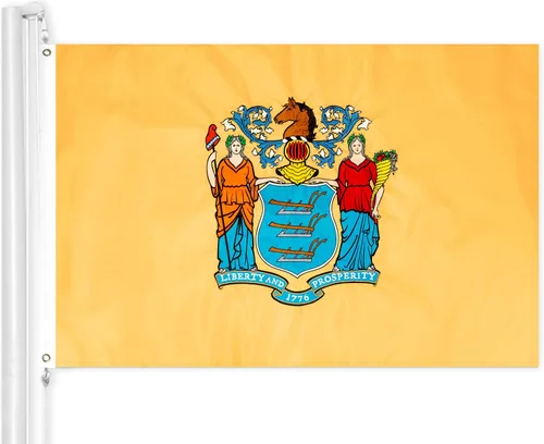 Miniatura 12 de G128 Bandera del Estado de Alabama 3 x 5 pies Serie Double ToughWeave de doble cara con costura de 210D de poliéster Rayas cosidas