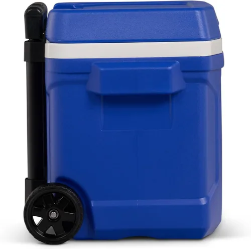 Miniatura 3 de Igloo Enfriadores duros Serie Profile II Baúles de hielo aislados Enfriador de rodillos con ruedas Azul 42-Can
