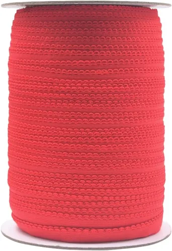 Miniatura 13 de Bristlegrass Picot Loop - Banda elástica para coser de 1/2 pulgada, 0.512 in, corona de carrete con volantes, cinta elástica de encaje para atar