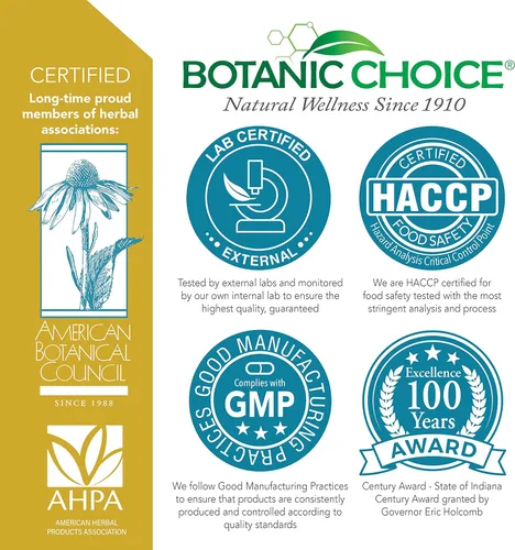 Miniatura 5 de Botanic Choice Vitaminas para el cabello, la piel y las uñas, suplemento de biotina con colágeno, vitamina C y hierro, mezcla súper antioxidante
