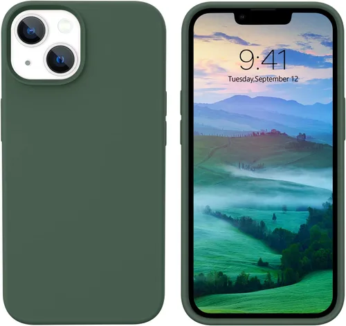 Miniatura 48 de GUAGUA Funda compatible con iPhone 17 Pro Max de 6.9 pulgadas, silicona líquida, goma de gel suave, delgada, forro de microfibra delgada