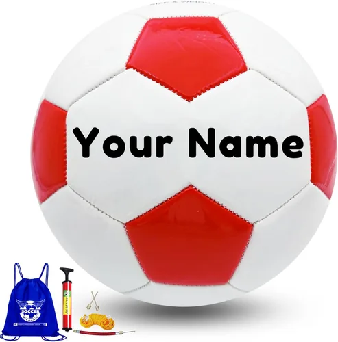 Miniatura 8 de Balón de fútbol personalizado tamaño 3/4/5, regalo de pelota de fútbol personalizada con nombre o texto para entrenador, hijo, hija, papá, mamá