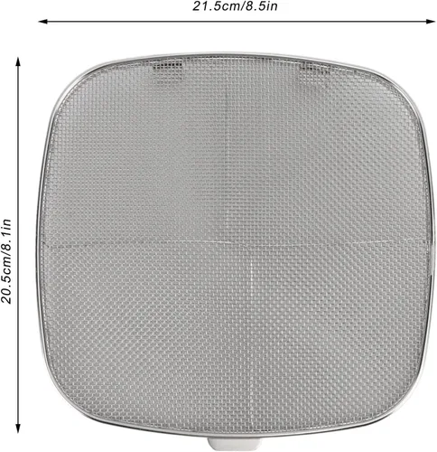 Miniatura 3 de Salpicaduras de freidora, doble, pantallas de salpicadura de doble cubierta de freidora de acero inoxidable 304 protector de salpicaduras de grasa