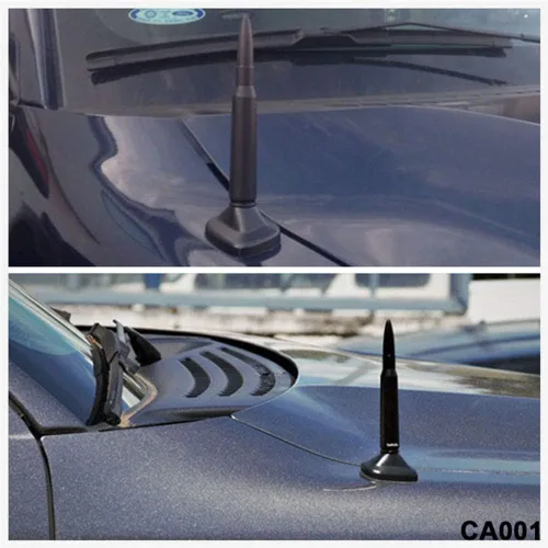 Miniatura 7 de Antena universal de repuesto para vehículo de automóvil compatible con Ford F150 F250 F350 Super Duty Raptor Dodge RAM 1500 2500 3500 (negro)