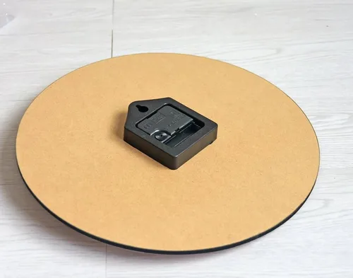 Miniatura 3 de Reloj de pared redondo de madera de 12 pulgadas, silencioso, sin tictac, de cuarzo, funciona con pilas, para oficina, cocina, dormitorio, aula