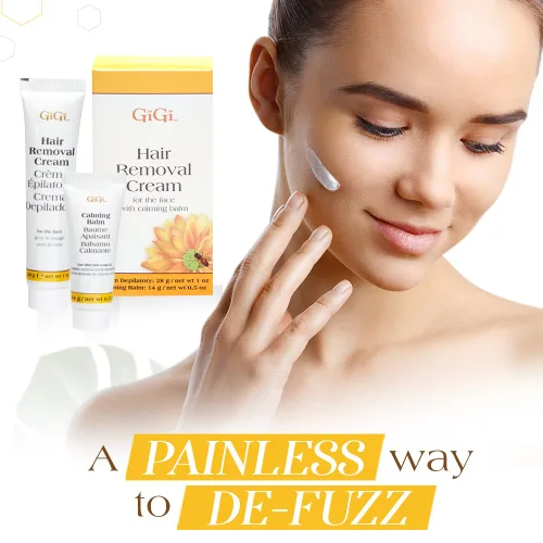 Miniatura 4 de Crema de depilación GiGi para la cara y set de bálsamo calmante