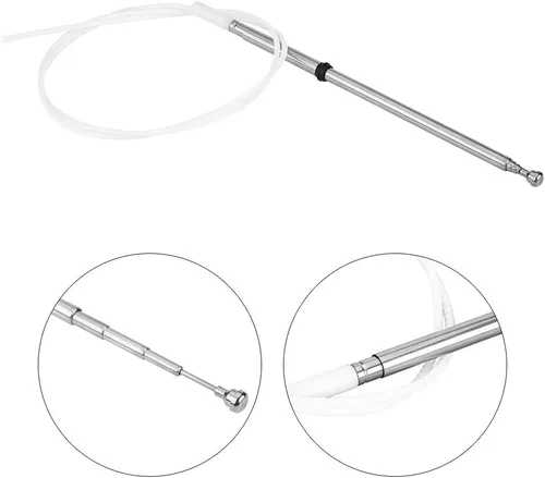Miniatura 3 de Antena de radio FM para coche, antena de radio de repuesto estéreo universal para antena de radio FM, cable de mástil flexible para 96-02 86337-35111