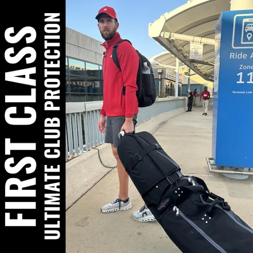 Miniatura 8 de CaddyDaddy Nueva funda acolchada de primera clase premium para club de golf con ruedas, bolsa de viaje de golf resistente para aerolíneas