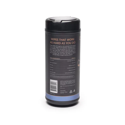 Miniatura 5 de Toallitas Champion - Toallitas de limpieza para guantes de boxeo, 45 unidades Fórmula con aceite de árbol de té Para guantes, equipo y cuerpo