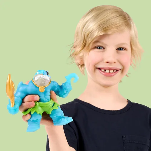 Miniatura 7 de Heroes of Goo Jit Zu Cursed Goo Sea Súper viscoso, paquete de héroes de figuras de acción de juguete lleno de goo Thrash con cara que cambia
