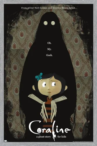 Miniatura 15 de Trends International Coraline Ghost Story - Póster de una hoja para pared, 22.4 pulgadas de largo x 14.7 pulgadas, versión enmarcada en negro